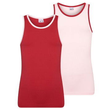Beeren 2-Pck Mix&Match Meisjes Hemd L.Roze/D.Rood