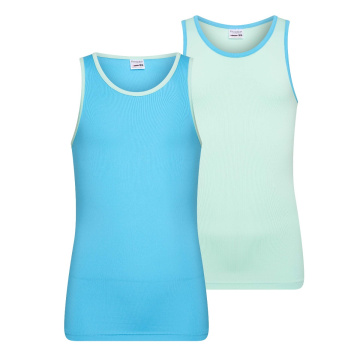 Beeren 2-Pck Mix&Match Meisjes Hemd Mint/Turquoise
