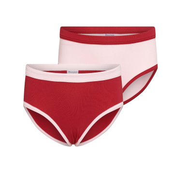 Beeren 2-Pck Mix&Match Meisjes Slip L.Roze/D.Rood