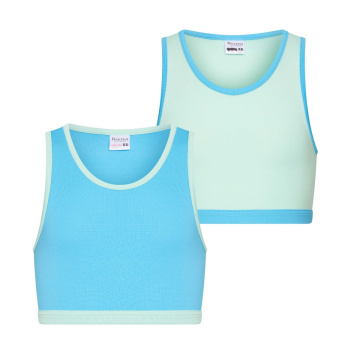 Beeren 2-Pck Mix&Match Meisjes Hesje Mint/Turquoise