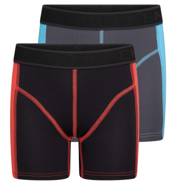 Beeren 2-Pck Mix&Match Jongens Boxer Koraal/Turquoise