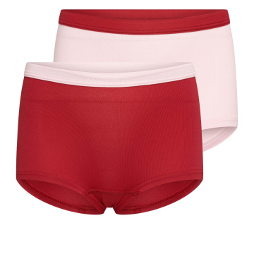 Beeren 2-Pck Mix&Match Meisjes Boxer L.Roze/D.Rood
