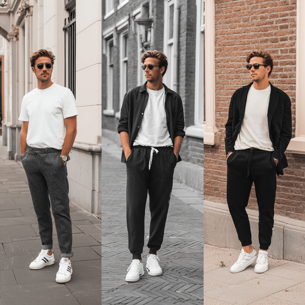 Drie manieren om een wit T-shirt te stylen – casual, zakelijk en sportief